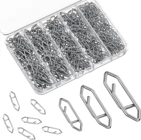 -hy8125-sv 313055541580 300 Pcs Fishing Power Speed Clips For Lure Quick Ch -hy8125-sv 313055541580 300 Pcs Fishing Power Speed Clips For Lure Quick Ch