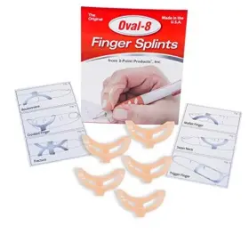 3-point Products P1008-5-09 Oval-8 Finger Splints Support And Protection For Arthritis Size 9 Pack Of 5 3-point Products P1008-5-09 Oval-8 Finger Splints Support And Protection For Arthritis Size 9 Pack Of 5