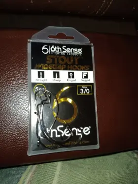 6th Sense Hkst-30 Stout Wide Gap Hooks 3/0 Bass Hook 5 Per Pack 6th Sense Hkst-30 Stout Wide Gap Hooks 3/0 Bass Hook 5 Per Pack