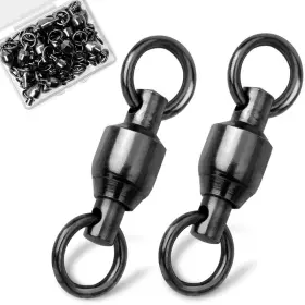 9km Dwlife B084fd238r Ball Bearing Swivels Copper Stainless Steel Solid Welded Ring Black