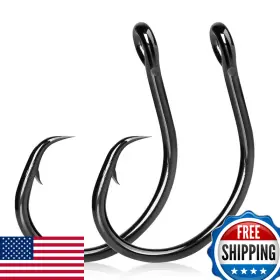 B0DWMWH288 9KM DWLIFE Circle Hooks Fishing High Carbon Steel