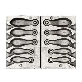 Adygil 667016086000 Bank Sinker Mold With 5 Cavities And 1 2.3-ounce Without Handle Adygil 667016086000 Bank Sinker Mold With 5 Cavities And 1 2.3-ounce Without Handle
