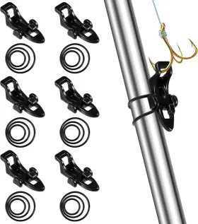 Aeaocvo 445045915965 6 Pcs Fishing Hook Keeper With 3 Sizes For Rod Rubber Ring Aeaocvo 445045915965 6 Pcs Fishing Hook Keeper With 3 Sizes For Rod Rubber Ring