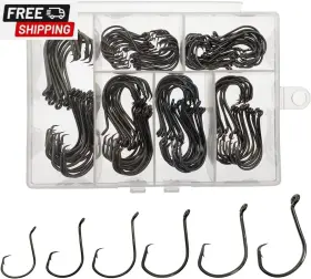 Afmivs 705353238055 Fish Hooks For Fishing Gear 150pcs Saltwater Circle Cat Afmivs 705353238055 Fish Hooks For Fishing Gear 150pcs Saltwater Circle Cat