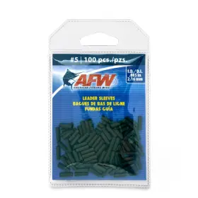 Afw J05b-b Copper Crimp Sleeves For Fishing Leaders 5 Pack Black Durable And Strong Afw J05b-b Copper Crimp Sleeves For Fishing Leaders 5 Pack Black Durable And Strong
