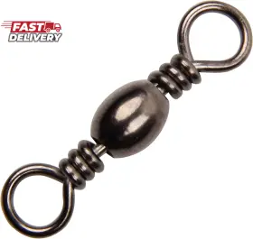 Agool 313037864850 Fishing Barrel Swivels - 50/100 Pcs Rolling Ball Bearing Swivel With Sol
