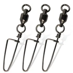 Agool 602430577994 Fishing Swivels Snaps Ball Bearing With Coastlock Snap Stainless Stee