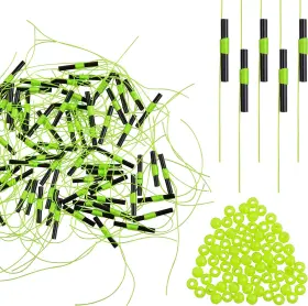 Agool 705353443213 100pcs Bobber Stops With Beads Slip Knot Fishing Float Stoppers For Freshwater Agool 705353443213 100pcs Bobber Stops With Beads Slip Knot Fishing Float Stoppers For Freshwater