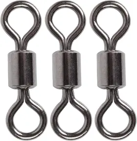 Akosu Aktfs325h 50/300pcs Rolling Barrel Fishing Swivels Stainless Steel #8/0 551lb 25 Pcs