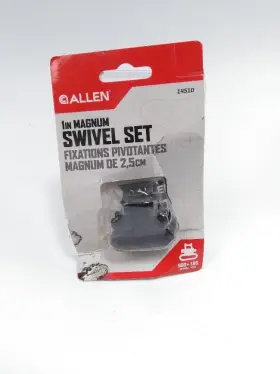 Allen Company 14510 Magnum Swivel Set Tested To 300 Pounds Black 1 Inch