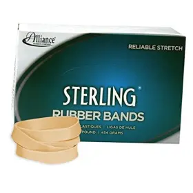 Alliance Rubber Company Inc. 24945 Sterling Bands Size #94 1 Lb 3-1/2 X 3/4 Inches Alliance Rubber Company Inc. 24945 Sterling Bands Size #94 1 Lb 3-1/2 X 3/4 Inches