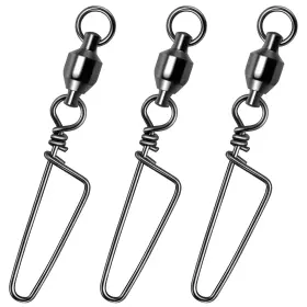 Alwonder 673257603302 30-pack Fishing Snap Swivels High Strength Ball Bearing Swivel With Stainles Alwonder 673257603302 30-pack Fishing Snap Swivels High Strength Ball Bearing Swivel With Stainles