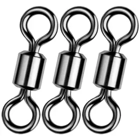 Alwonder Altsbbc#50 50-pack Fishing Swivels Barrel Tackle Rolling Swivel Freshwat Alwonder Altsbbc#50 50-pack Fishing Swivels Barrel Tackle Rolling Swivel Freshwat
