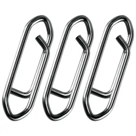 Alwonder Altsmf1 50pcs Fishing Speed Clips Stainless Steel Quick Change Snap Connector 50lb