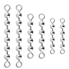 Alwonder Altsmj3 50 Pack Fishing Bead Chain Swivels Catfish Stainless Steel Balls S Alwonder Altsmj3 50 Pack Fishing Bead Chain Swivels Catfish Stainless Steel Balls S