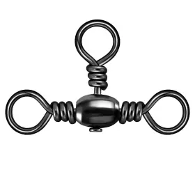 Alwonder Altsy81#50 Ksz Us 50-pack 3 Way Swivels Fishing Tackle High Strength #1-106lb Black Alwonder Altsy81#50 Ksz Us 50-pack 3 Way Swivels Fishing Tackle High Strength #1-106lb Black