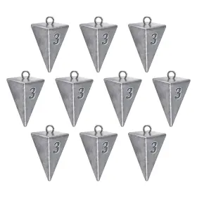 Alwonder B0cx17nbjl Pyramid Sinkers Fishing Weights Saltwater Freshwater