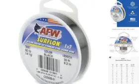 American Fishing Wire C030b-0 30 Feet Pound Test Black American Fishing Wire C030b-0 30 Feet Pound Test Black