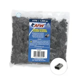 American Fishing Wire J07f8b-c Afw Double Barrel Crimp Sleeves #7f8/.068 Inch - 1 000 Pc