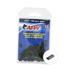 American Fishing Wire J07tb-b Thin Wall Double Barrel Crimp Sleeves - Premium #7t/.053 Inch 100 Pc American Fishing Wire J07tb-b Thin Wall Double Barrel Crimp Sleeves - Premium #7t/.053 Inch 100 Pc