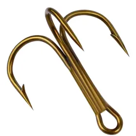 Amhdv 782902677640 100pcs Treble Hooks Barbed Sharp Hook For 10# Gold Amhdv 782902677640 100pcs Treble Hooks Barbed Sharp Hook For 10# Gold