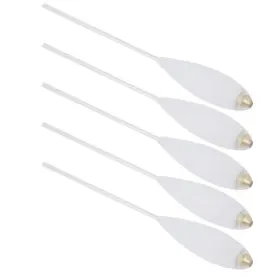 Amonida Amonidarsnbd2z8ey-04 5 Pcs 30g White Golden Acrylic Large Fishing Floats Slow Sinking Bobbers