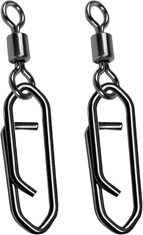 Amysports Bz-msbz-b-1-50 High-strength Saltwater Barrel Swivels Stainless Steel Fishing Line Connectors