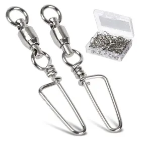 Amysports Dk-50p-6 High Strength Ball Bearing Swivels - Stainless Saltwater Corrosion Resistance