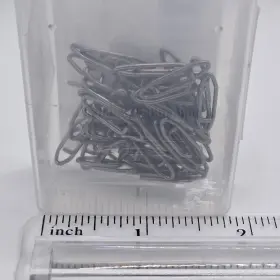 Amysports Hxb-bz-s 50pcs 50pcs/pack Fishing Rolling Swivels With Seafishing Snap - 44lbs