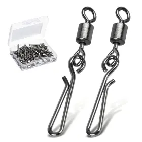 Amysports Mszh Gsbz-08-100 Rolling Connector Fishing Swivel Saltwater Corrosion Resistance Snap Swivels