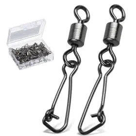 Amysports Mszh Qlbz-05-100 Saltwater Rolling Fishing Swivel Tackle High Strength Snap Barrel Fre