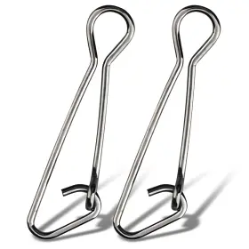 Amysports Qlbz-b-2-100 Line Connector Fishing Snap Stainless High Strength Snaps Swivels Saltwater Q Amysports Qlbz-b-2-100 Line Connector Fishing Snap Stainless High Strength Snaps Swivels Saltwater Q