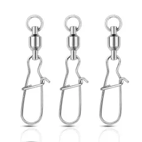 Amysports Qs-us-sk-0024 Ball Bearing Swivels Fishing Barrel High Strength Snap Connec Amysports Qs-us-sk-0024 Ball Bearing Swivels Fishing Barrel High Strength Snap Connec
