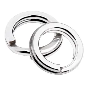 Amysports Sqzh-5-100 Stainless Steel Split Rings Saltwater Size5 51lb 100 Pcs Silver Amysports Sqzh-5-100 Stainless Steel Split Rings Saltwater Size5 51lb 100 Pcs Silver