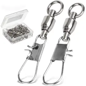 Amysports Yyt-h B0250 Fishing Swivels With Interlock Snap Ball Bearing Sa Amysports Yyt-h B0250 Fishing Swivels With Interlock Snap Ball Bearing Sa