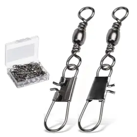 Amysports Yyt-us-nszhb-3/0-25 Fishing Tackle Barrel Swivel Snap High Strength Saltwater Stainless Amysports Yyt-us-nszhb-3/0-25 Fishing Tackle Barrel Swivel Snap High Strength Saltwater Stainless