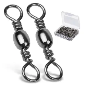 Amysports Yyt-us-zxzh-07-50 High Strength Fishing Swivels - Barrel Solid Ring Swivel Rolling Lin Amysports Yyt-us-zxzh-07-50 High Strength Fishing Swivels - Barrel Solid Ring Swivel Rolling Lin