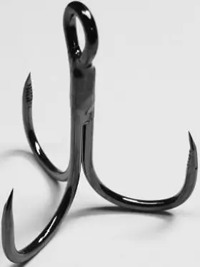 Angler Innovations Llc Treble2bn Angl #2 B/less Tbl Grabber Hk 8 Bk/nic Semi Barbless Treble Hook Angler Innovations Llc Treble2bn Angl #2 B/less Tbl Grabber Hk 8 Bk/nic Semi Barbless Treble Hook