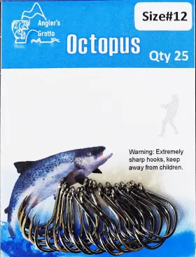 Angler S Grotto 368143864509 Anglers Octopus Hook 25/50 Count Per Pack Freshwater Saltwater Fi Angler S Grotto 368143864509 Anglers Octopus Hook 25/50 Count Per Pack Freshwater Saltwater Fi