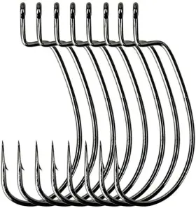 Angler S Grotto 685674005676 Anglers Ewg Offset Shank Worm Hook 15/25 Count Per Pack Freshwate