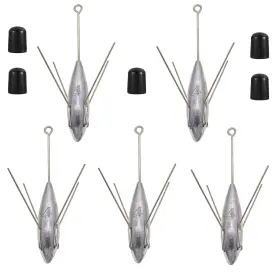 Aollerfilery Sinker04 5 Pcs Sputnik Fishing Sinkers Lead Surf Casting Weights For Catfish Aollerfilery Sinker04 5 Pcs Sputnik Fishing Sinkers Lead Surf Casting Weights For Catfish