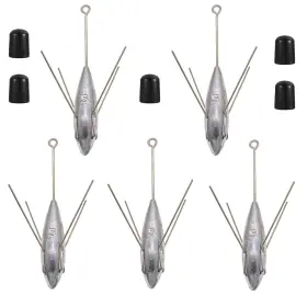 Aollerfilery Sinker05 5 Pcs Sputnik Fishing Sinkers Lead Surf Casting Weights For Catfish Aollerfilery Sinker05 5 Pcs Sputnik Fishing Sinkers Lead Surf Casting Weights For Catfish