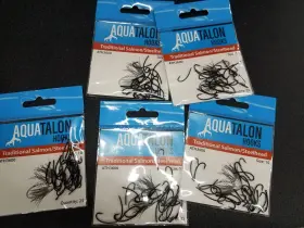 Aqua 606972816665 Talon Traditional Salmon/steelhead Hooks - Size 10 Quantity 125 Aqua 606972816665 Talon Traditional Salmon/steelhead Hooks - Size 10 Quantity 125