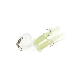 Arcadia Tackle Associated Manufacturer 729728305845 Rock Cod Squid Rigs Glow 10 Pcs Luminous Skirts Rigged For Deep Sea
