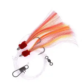 Arcadia Tackle Associated Manufacturer 871147003762 Shrimp Fly Rigs 5/0 10 Pcs Yellow/red Rigged For Deep Sea Saltwater Fishing Arcadia Tackle Associated Manufacturer 871147003762 Shrimp Fly Rigs 5/0 10 Pcs Yellow/red Rigged For Deep Sea Saltwater Fishing