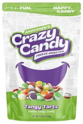 Arco 726667305622 Andersens Crazy Candy Freeze-dried Fun-tangy Tarts 4.1oz Crzcandy-tt12