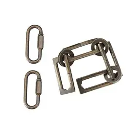 Aspen Creative 21127-07-1 Antique Brass Steel Heavy Duty Chain And Two Quick Aspen Creative 21127-07-1 Antique Brass Steel Heavy Duty Chain And Two Quick