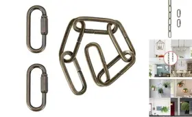 Aspen Creative 840319809778 21121-07-1 Steel Heavy Duty Chain And Two Quick Link Connector Aspen Creative 840319809778 21121-07-1 Steel Heavy Duty Chain And Two Quick Link Connector