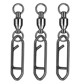 B0DZ5N5ZDG ATIBIN Snap Connector Fishing Swivels Bearing Ball