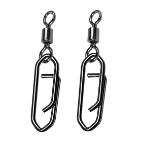 Atibin Jdmszhhxb-3 High Strength Fishing Clips Swivel Snaps Connector Rolling Barrel Black Nickel Atibin Jdmszhhxb-3 High Strength Fishing Clips Swivel Snaps Connector Rolling Barrel Black Nickel